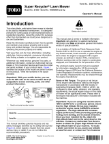 Toro Super Recycler Lawn Mower User manual