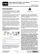 Toro 48cm Super Recycler User manual