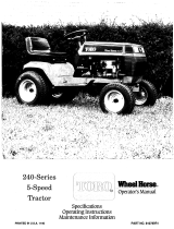 Toro 244-5 Yard Tractor User manual