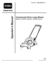 Toro Commercial 53cm Lawn Mower User manual