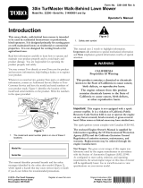 Toro 30in TurfMaster Walk-Behind Lawn Mower User manual