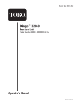 Toro Dingo 320-D Traction Unit User manual