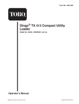 Toro Dingo TX 413 Compact Utility Loader User manual