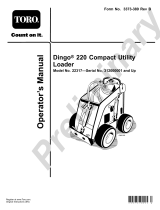 Toro Dingo 220 Compact Utility Loader User manual