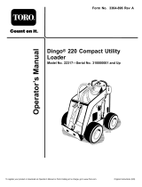 Toro Dingo 220 Compact Utility Loader User manual