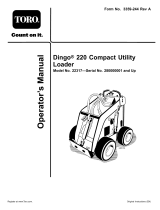 Toro Dingo 220 Compact Utility Loader User manual