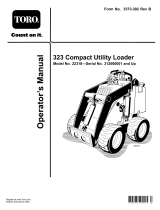 Toro 323 Compact Utility Loader User manual