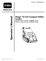 Toro Dingo TX 525 Compact Utility Loader User manual