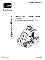 Toro Dingo 320-D Compact Utility Loader User manual