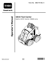 Toro 320-D Compact Utility Loader User manual