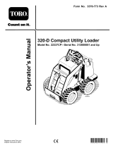 Toro 320-D Compact Utility Loader User manual