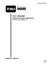 Toro Four In One Bucket, Dingo Compact Utility Loader User manual