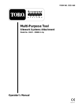 Toro Multi-Purpose Tool Attachments User manual
