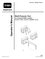 Toro Multi-Purpose Tool Attachments User manual