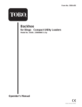 Toro Backhoe, Dingo Compact Utility Loader User manual
