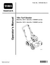 Toro 18in Turf Seeder User manual