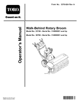 Toro Power Broom (38700) User manual