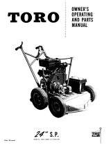 Toro 24" S.P. Rotary Mower User manual
