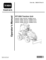 Toro RT1200 Traction Unit User manual