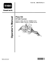 Toro Plow Kit, RT1200 Trencher Installation guide