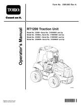 Toro RT1200 Traction Unit User manual