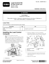 Toro Load Control, RT1200 Traction Unit Installation guide