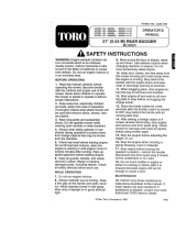 Toro Lawnmower User manual