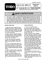 Toro Lawnmower User manual