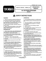 Toro Lawnmower User manual