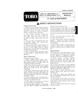 Toro Lawnmower User manual