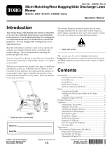 Toro 50cm Mulching/Rear Bagging/Side Discharge Lawn Mower User manual