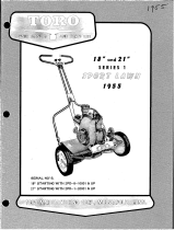 Toro 21" Sportlawn Lawnmower User manual