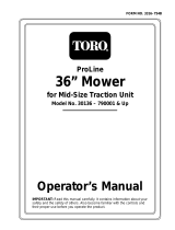 Toro 36" Side Discharge Mower User manual