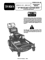 Toro 37" Recycler Mower User manual