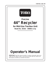 Toro 44" Recycler Mower User manual