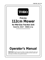 Toro 112cm Side Discharge Mower User manual
