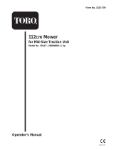 Toro 112cm Side Discharge Mower User manual