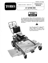 Toro 52" Side Discharge Mower User manual