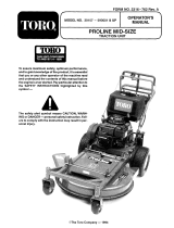 Toro Mid-Size Proline Gear Traction Unit, 12.5 hp User manual