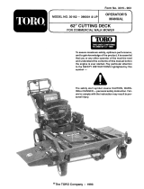 Toro 62" Side Discharge Mower User manual