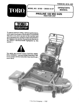 Toro Mid-Size Proline Gear Traction Unit, 16 hp User manual