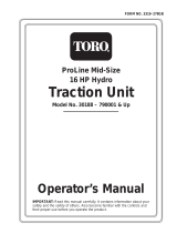 Toro Mid-Size Proline Hydro Traction Unit, 16 hp User manual