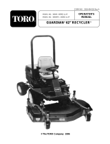Toro 62" Guardian Recycler Mower User manual