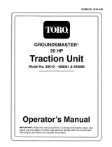 Toro Groundsmaster 120 User manual