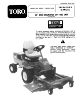 Toro 52" Side Discharge Mower, ProLine 220 User manual