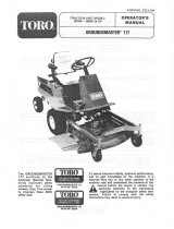 Toro Groundsmaster 117 User manual