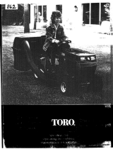 Toro 212-5 Tractor User manual
