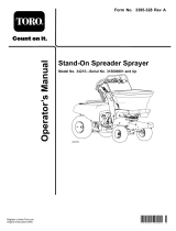 Toro Stand-On Spreader/Sprayer User manual