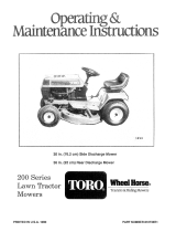 Toro 36" Rear Discharge Mower User manual
