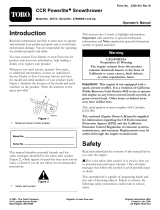 Toro Powerlite Snowthrower User manual